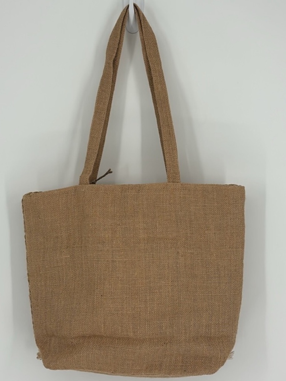 NWT- Salt + Umber Jute Seashell  Woven Tote - Picture 8 of 16